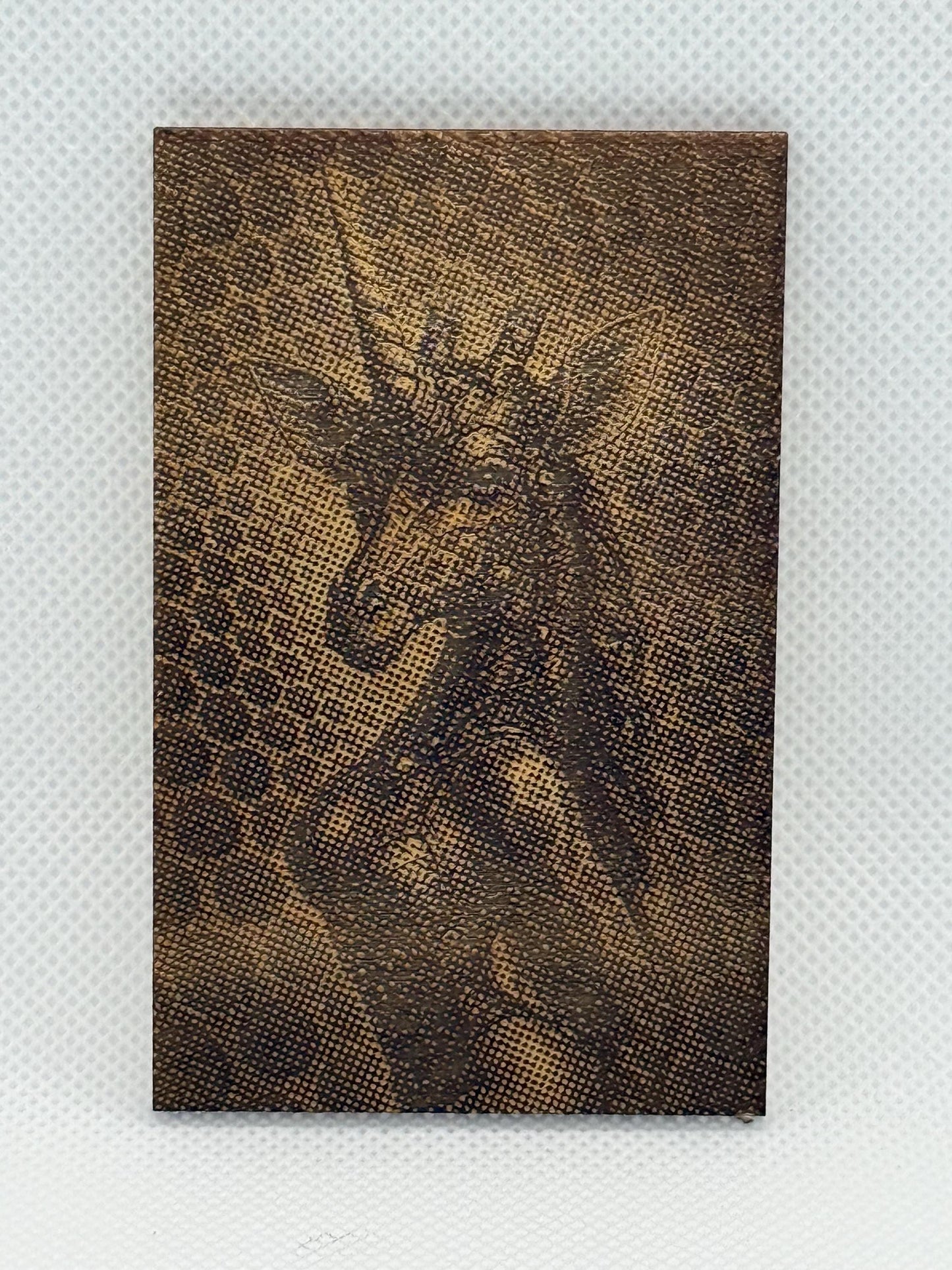 Laser Engraved Dark Fantasy Girafficorn  Magnet