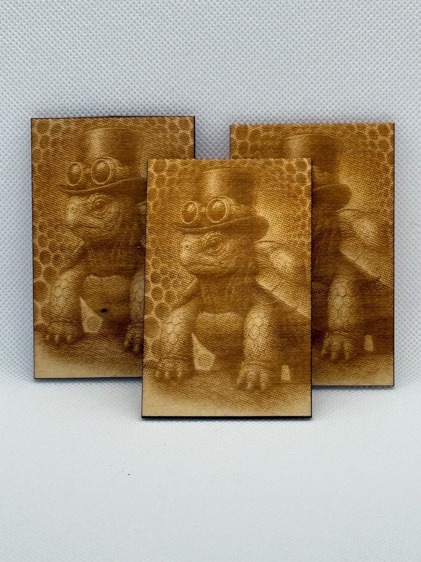 Dark Fantasy Steampunk Turtle Magnet Laser Engraved